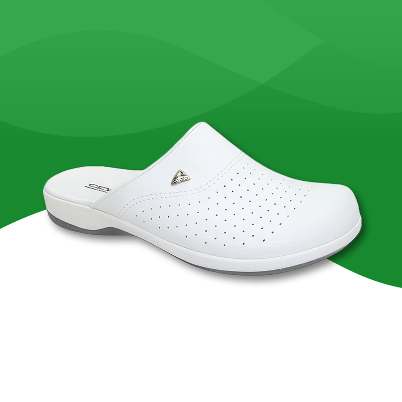 Chaussons Orthopédiques à Semelle Flexible blanc