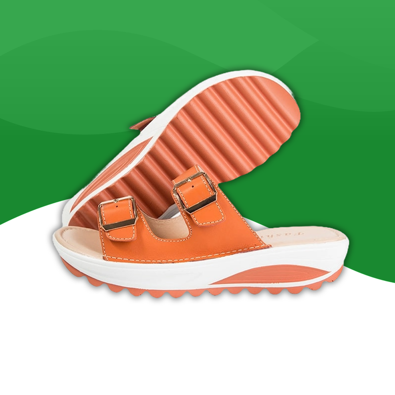Chaussures Orthopédiques à Bout Ouvert  pour Femmes orange